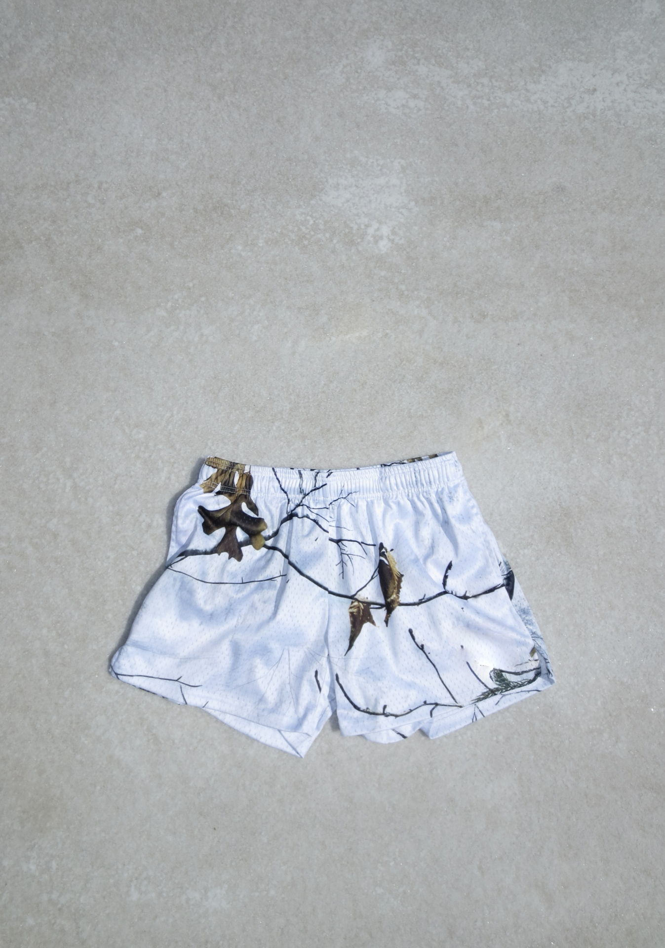 mesh shorts - white camo