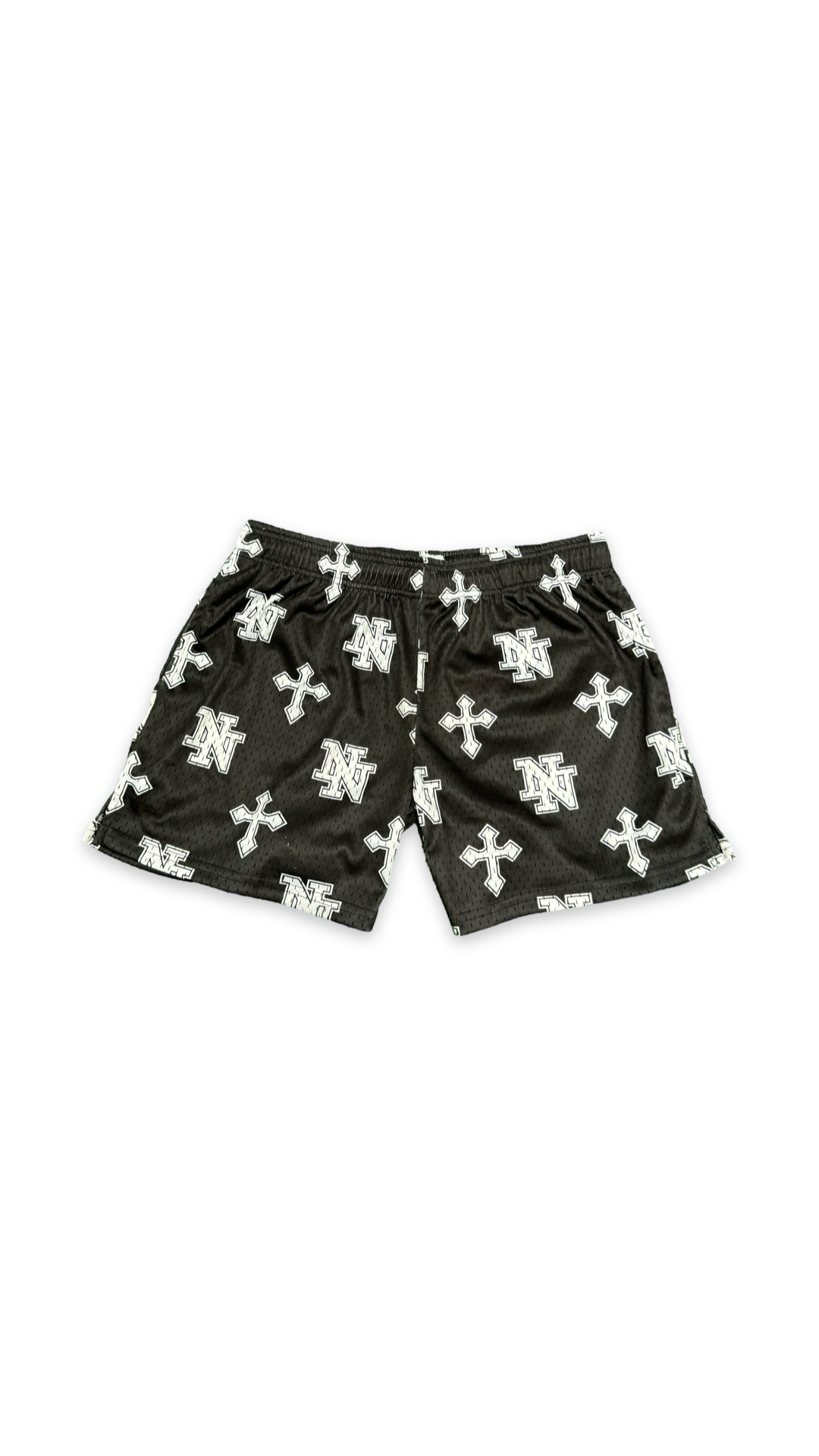 mesh shorts - cross